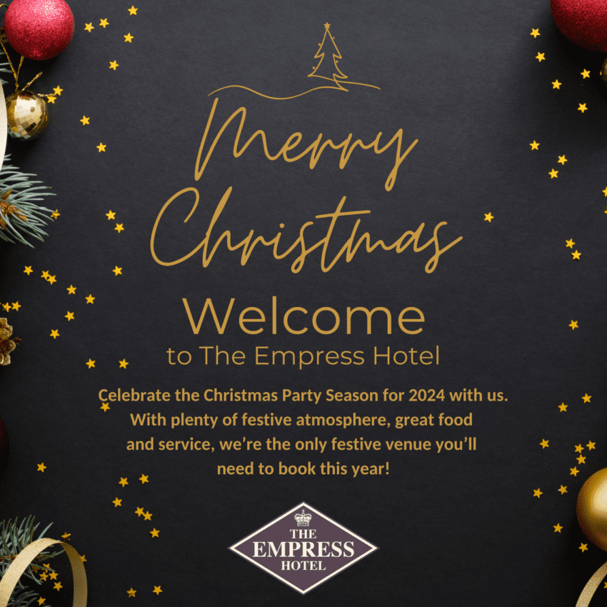 Welcome to The Empress Hotel this Christmas